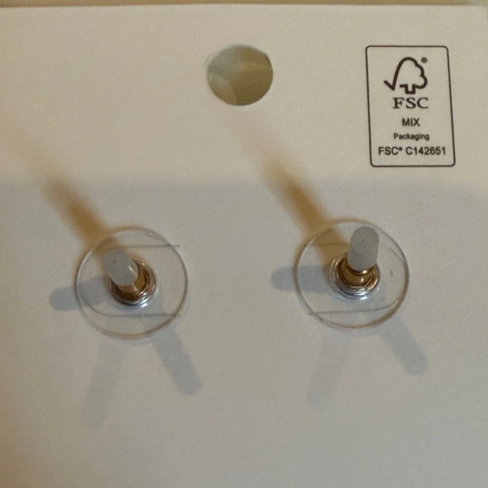 J. Crew Black Woven Heart Statement Earrings/NWT - Picture 7 of 12